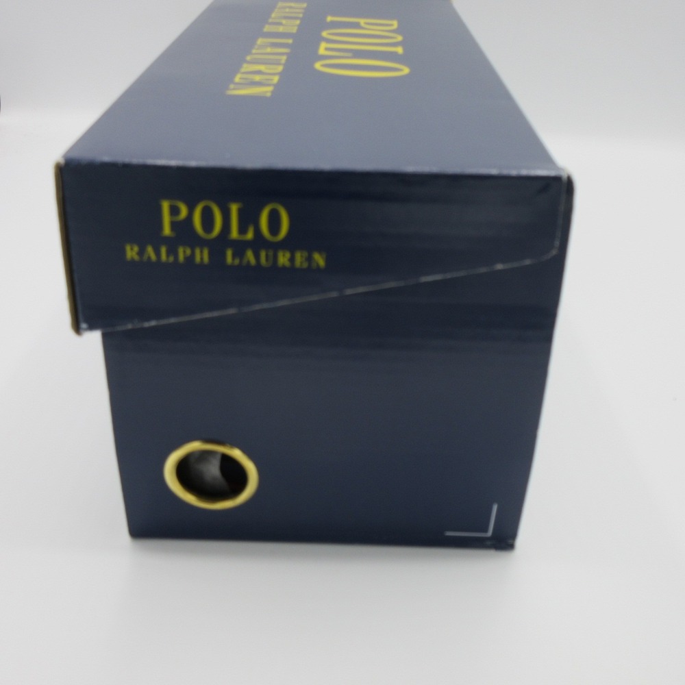 Polo Ralph Lauren Men  Size 11 D Bolt Logo Flip Flop Sandals Navy Blue Red New - Picture 8 of 9